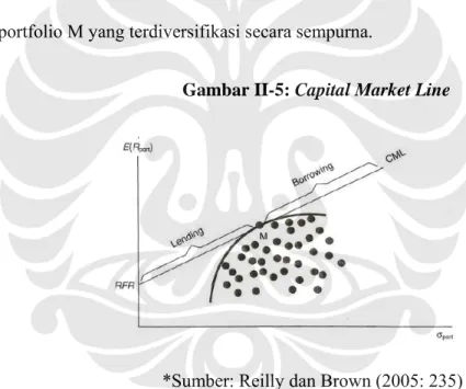 Gambar II-5: Capital Market Line 