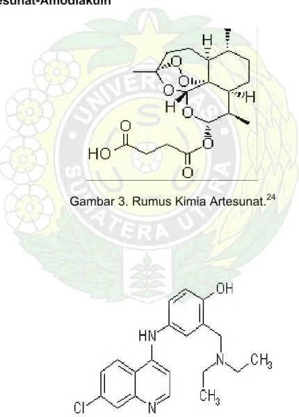 Gambar 3. Rumus Kimia Artesunat. 24 