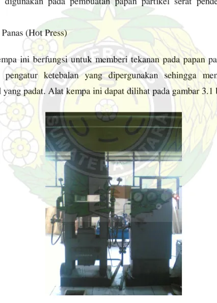 Gambar 3.1 Kempa panas (Hot Press) 
