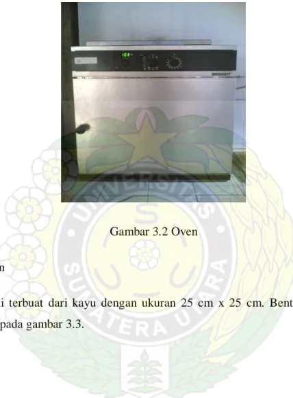 Gambar 3.2 Oven  3. Cetakan 