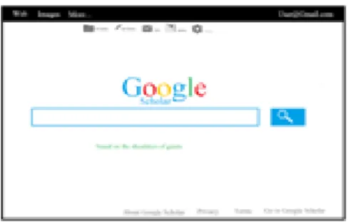 Gambar 3. Tampilan awal Google Scholar  