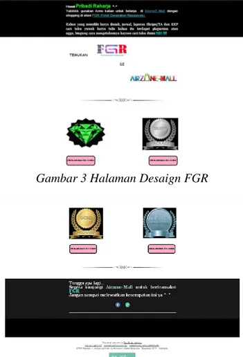 Gambar 3 Halaman Desaign FGR 