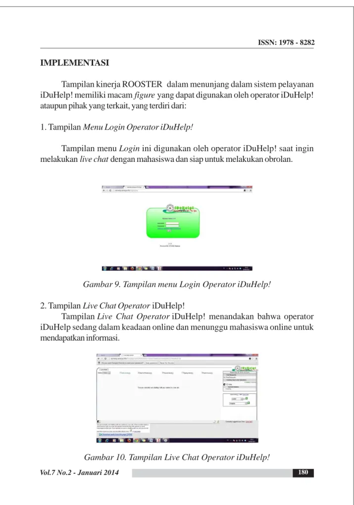Gambar 9. Tampilan menu Login Operator iDuHelp!
