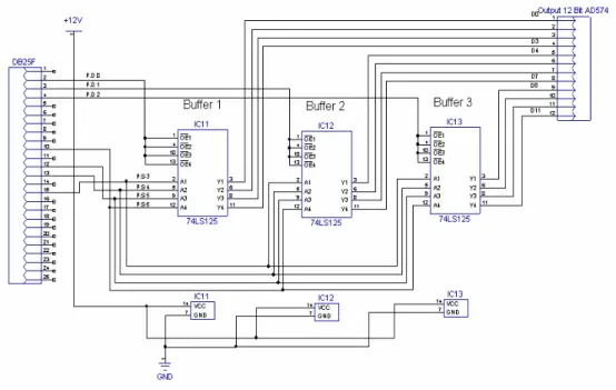 Gambar 3.10 Rangkaian Buffer 