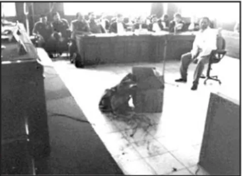 Gambar 5.2 Sidang di pengadilan, di sini hukum berdaulat.