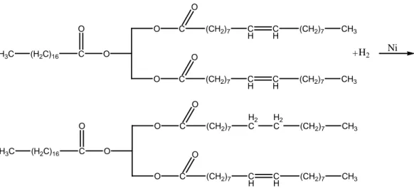 Gambar 2.4. Reaksi Hidrogenasi Parsial (Tjeng, 2011) 