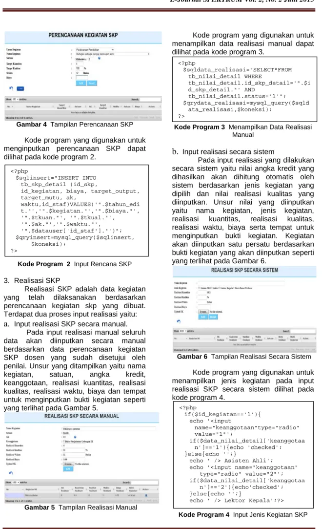 Gambar 5  Tampilan Realisasi Manual 