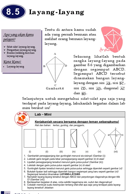 Gambar 8.6 CD , sisi dan BDsisi  .