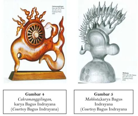 Gambar 4  Cakramanggilingan,   karya Bagus Indrayana  (Courtesy Bagus Indrayana) 
