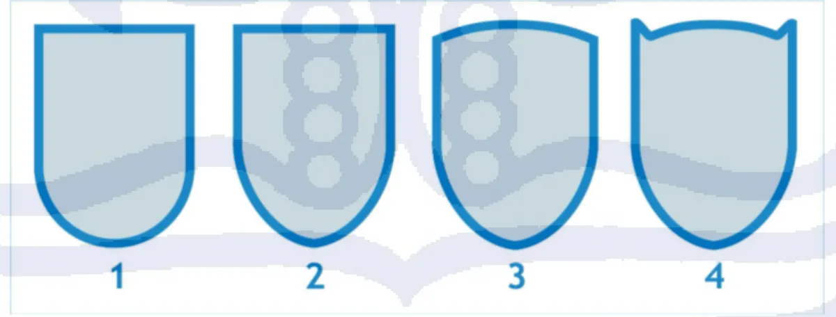 Gambar 3.3. Alternatif outline logo Persib 