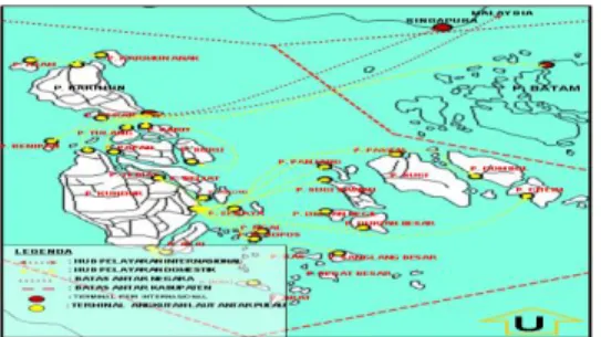Gambar 10. Sebaran Atraksi Wisata di Pulau Karimun  Periode 2008-2011. Sumber: Nadjmi N, 2015 