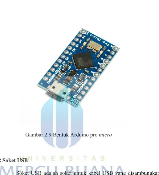 Gambar 2.9 Bentuk Arduino pro micro 