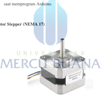Gambar 2.11 Motor stepper NEMA 17 