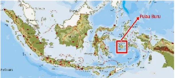 Gambar 7 Peta Inset Pulau Buru memiliki akar sejarah yang kuat bagi para 