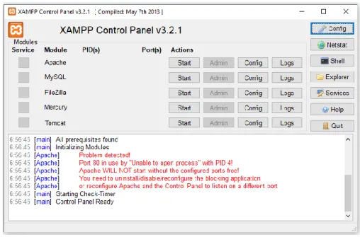 Gambar 2. 10 XAMPP 