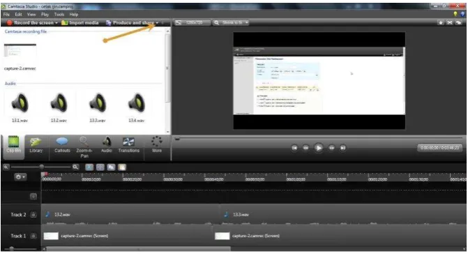 Gambar 3.25 Menunjukan tampilan production wizard 