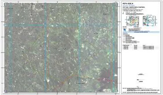 Gambar 1. Peta Lokasi Desa Haruyan Dayak  Data  perhitungan  presentase  bagian 