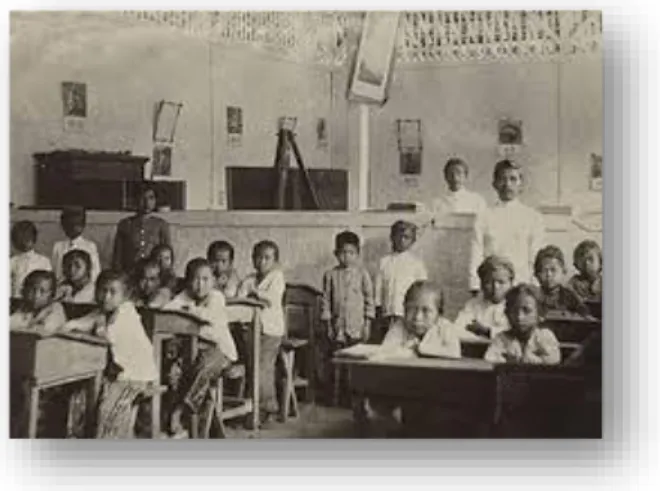 Gambar kondisi pelajar  masyarakat Indonesia pada  zaman pendudukan Jepang 