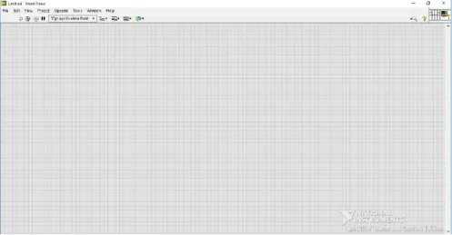 Gambar 2.6. Tampilan Front panel pada LabVIEW  2.3.2  Blok Diagram dari Vi  