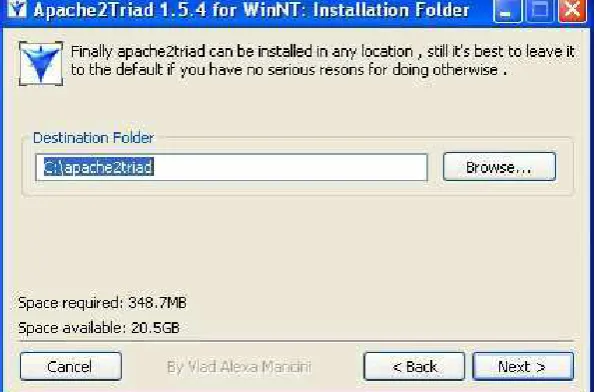 Gambar 4.3 Installation Folder 