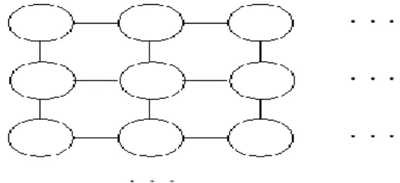 Gambar 2.13. Bentuk Spin Lattice MRF [19] 