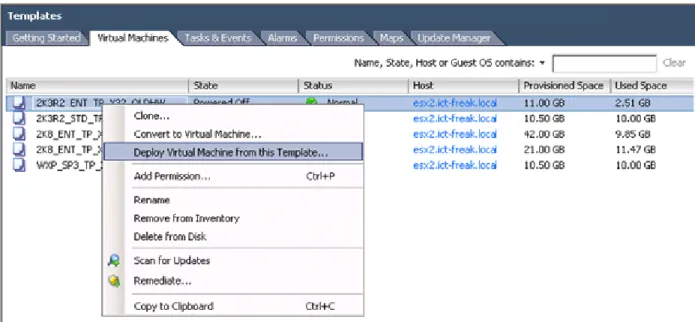 Gambar 4. Instalasi VM dari Template 