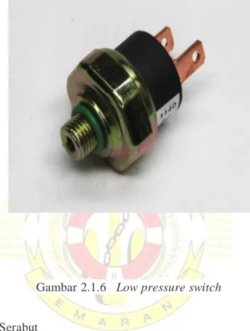 Gambar 2.1.6   Low pressure switch 