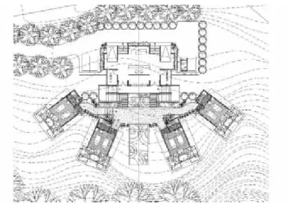 Gambar 5.71 Groundplan area spa Sumber: Dokumen pribadi