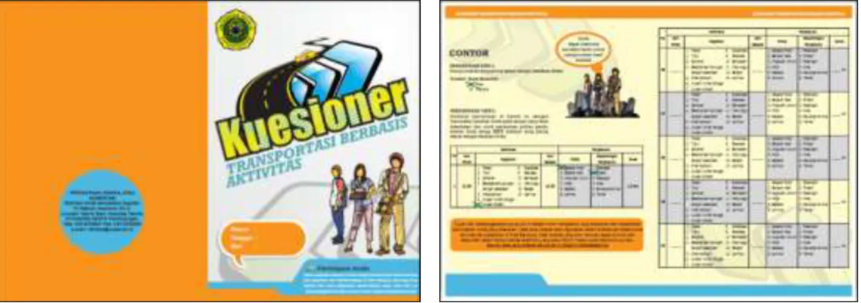 Gambar 4 Layout Kuesioner (Joewono, 2013) 