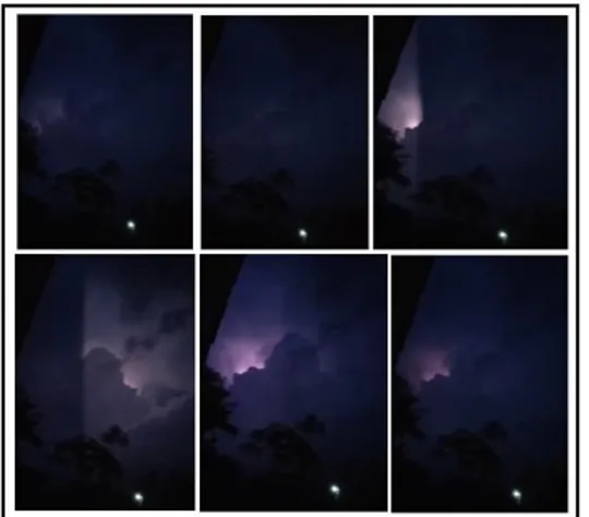 Gambar 4. Video Thunderstorm Rain (TSRA) Area YIA 12 Januari 2019 12.14z (19.14 LT)