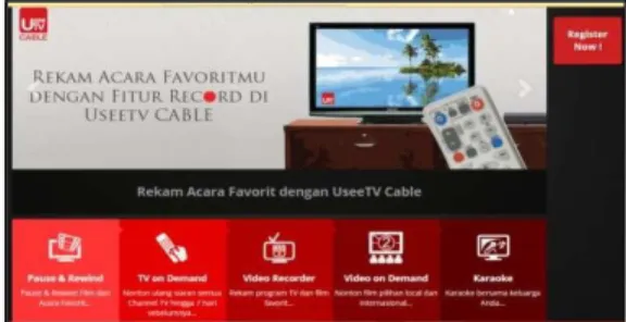 Gambar  I.1  Ragam  Fitur  Layanan  UseeTV 