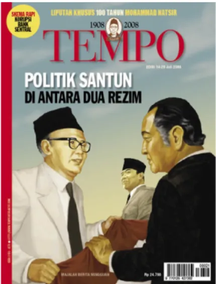 Gambar 11. Soeharto pada sampul muka  Edisi Khusus 100 Tahun Mohammad Natsir 
