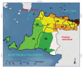 Gambar 4.3 Cakupan Wilayah Zona Musim Propinsi Banten dan DKI Jakarta 