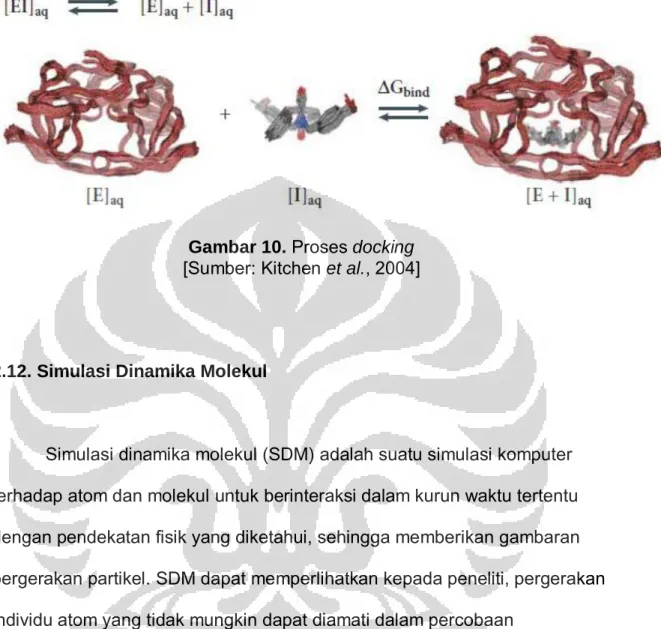 Gambar 10.  Proses docking  [Sumber: Kitchen et al., 2004] 