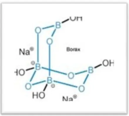 Gambar 1. Struktur Kimia Boraks 