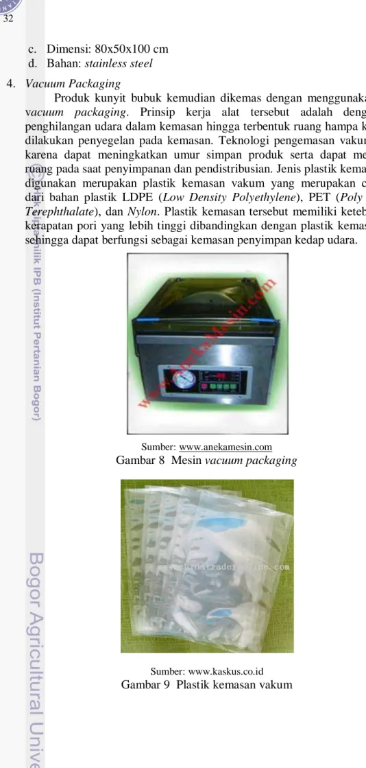 Gambar 8  Mesin vacuum packaging 