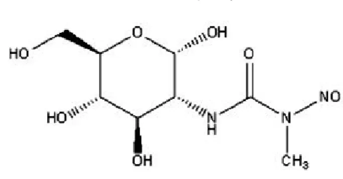 Gambar 3. Rumus kimia Streptozotocin. 47 Streptozotocin