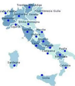 Gambar 2. Peta Negara Italia  Gambar 3. Peta Negara Italia 