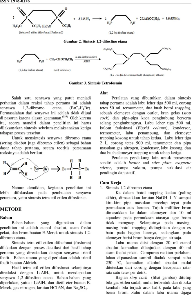 Gambar 2. Sintesis 1,2-difosfino etana 
