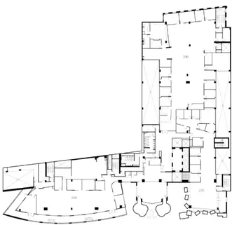 Gambar 1. Floor Plan kantor Google di Venice 