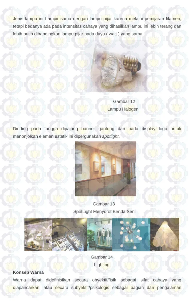 Gambar 14  Lighting  Konsep Warna 