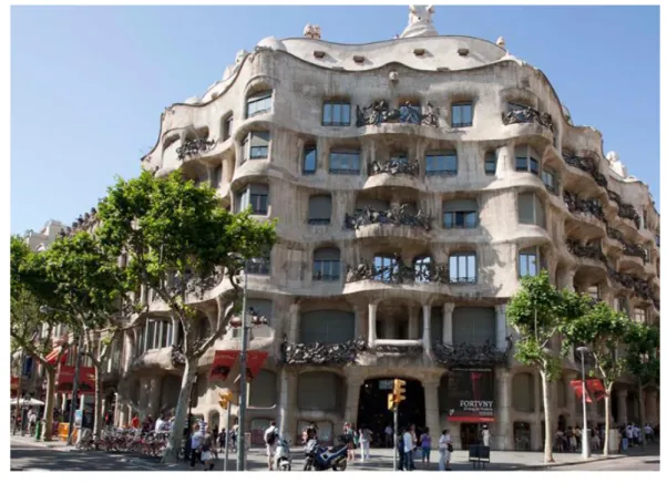 Gambar 1. Casa Milla, Antonio Gaudi.  