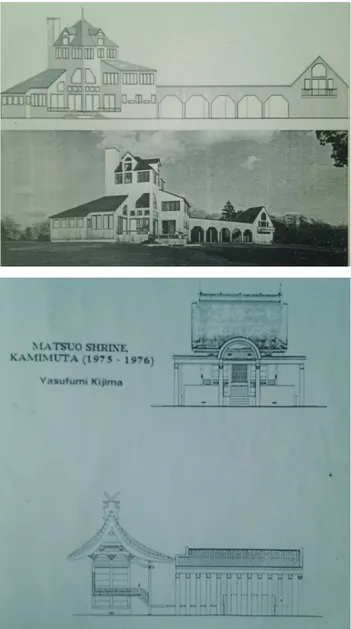 Gambar 4. Bangunan Arsitektur Post Modern Matsuo Shrine, Kamimuta  (1975-1976) yasufumi kijima