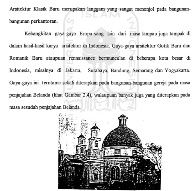 Gambar 2.4. Eksterior Gereja Blenduk di Semarang (Sumber: F. Christian, 1991; 146)