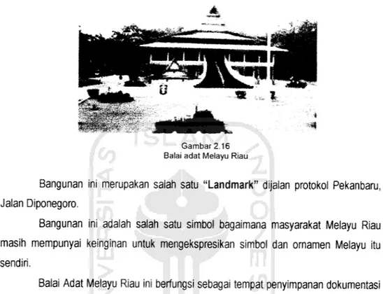 Gambar 2.16 Balai adat Melayu Riau