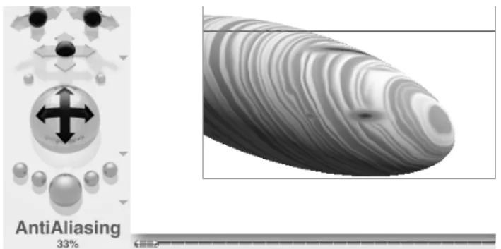 Gambar 14.15 Antialiasing dalam proses render 