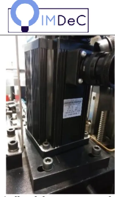 Gambar 4: Motor Spindle telah terpasang pada Mesin CNC Edu-Mill. 
