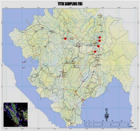 Gambar 3. Peta DAS sungai Musi di Sumatera Selatan                   (BRPPU Palembang) 