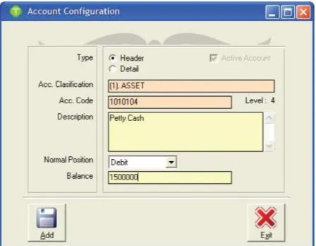 Gambar 8. Setup Account 