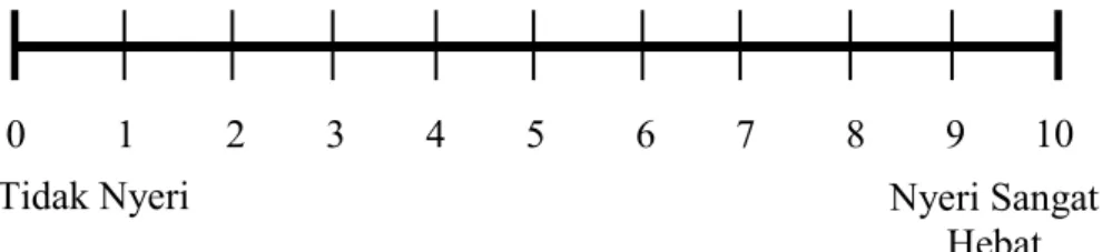 Gambar 2.2  NRS (Numerical Rating Scales) 